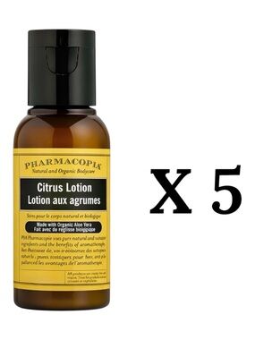 PHARMACOPIA CITRUS LOTION 22ML X5 - BRAND NEW